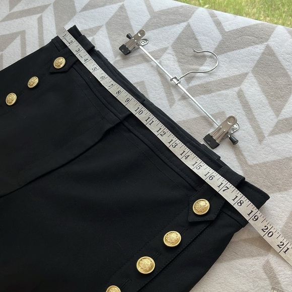 Derek Lam 10 Crosby Robertson‎ Crop Flare Pants Black size 16 - Picture 8 of 10